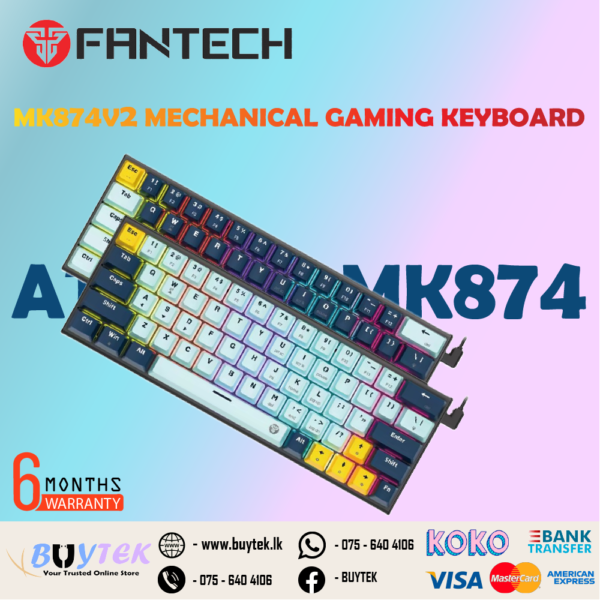 FANTECH ATOM63 MK874 V2 MECHANICAL GAMING KEYBOARD