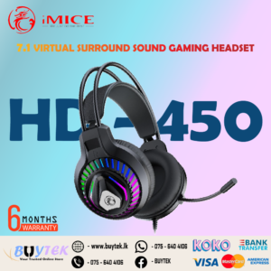 IMICE HD - 450 7.1 SURROUND SOUND RGB GAMING HEADSET