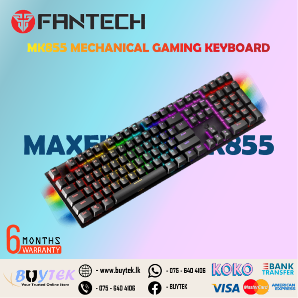 FANTECH MAXFIT 108 MK855 RGB MECHANICAL GAMING KEYBOARD