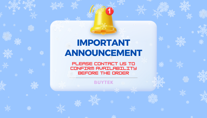 Please Contact Us to Confirm Availability Before the Order